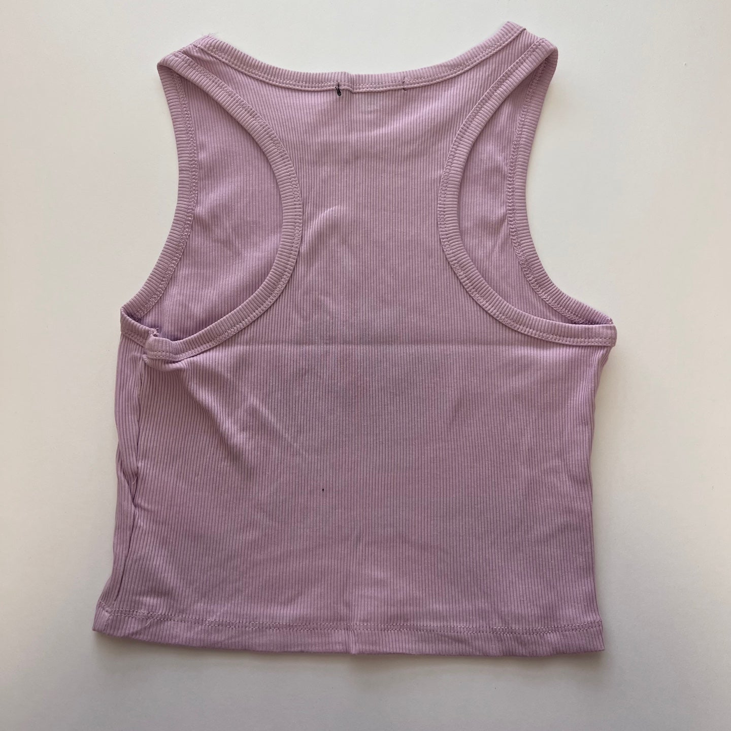 Women's Solid Sleeveless Raceback Crop Top Tank Tops