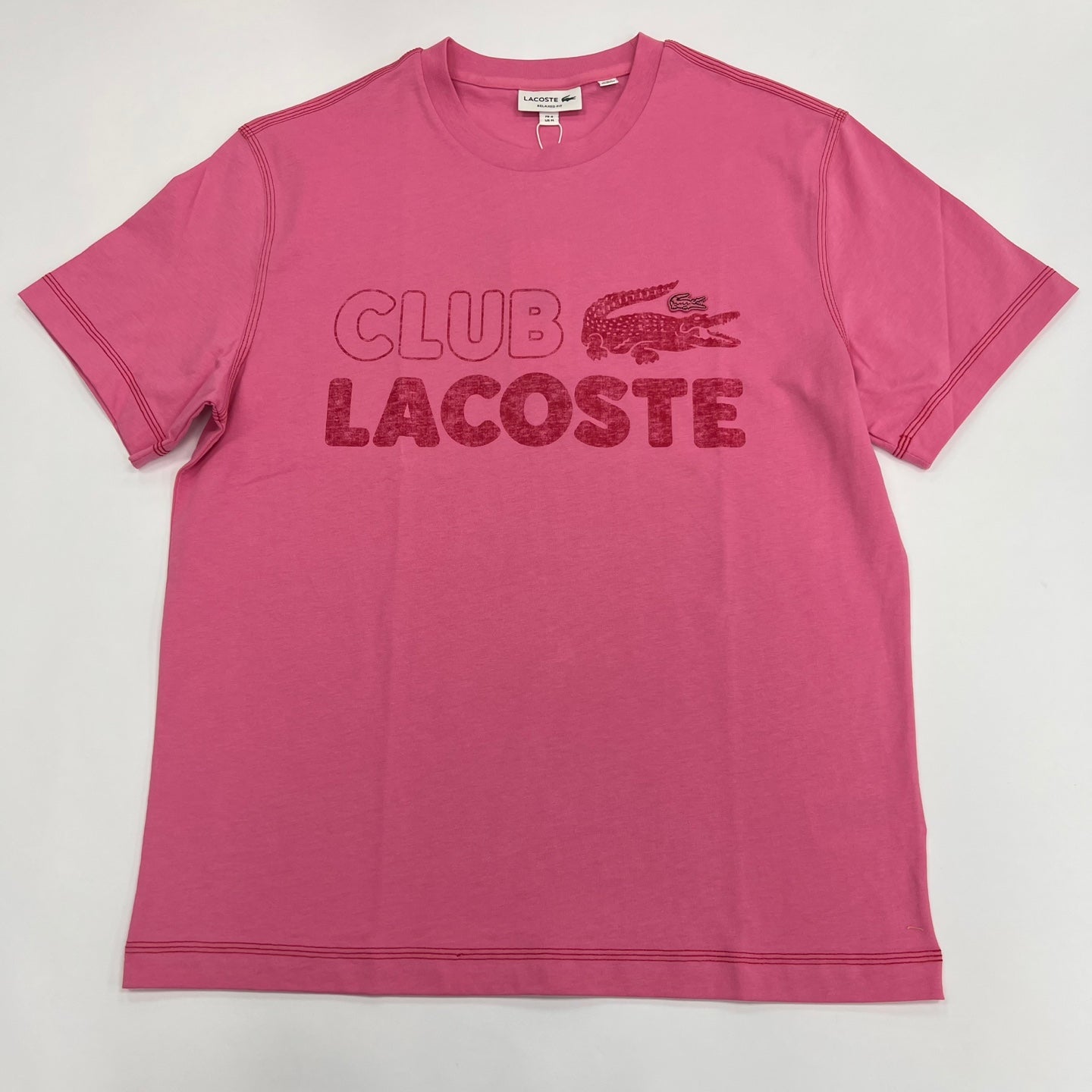 – Pink MOMO Print LACOSTE K T-Shirt Graphic