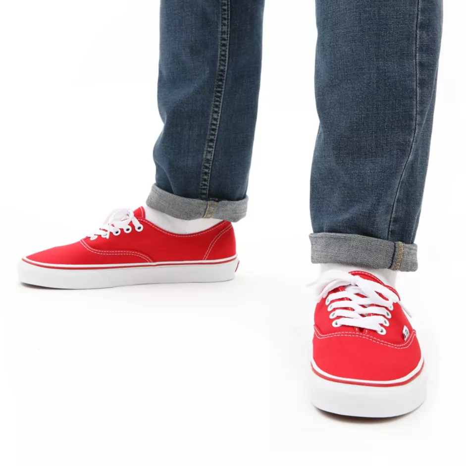 Outfit with red vans online