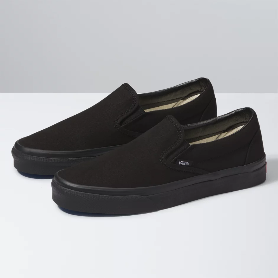 Vans slip sales on all black