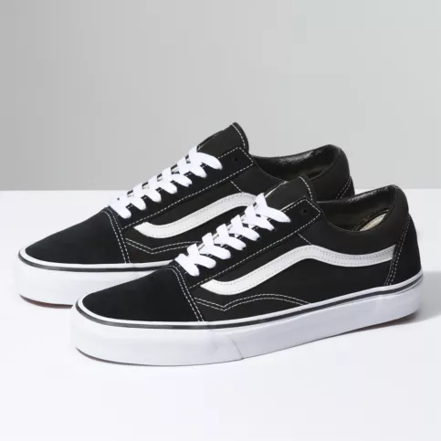 Vans Old Skool Shoes Black White K MOMO