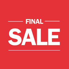 FINAL SALE - Last chance!