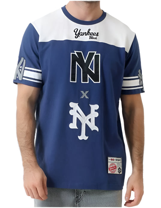 SD SPORT Black Yankees Crewneck S/S T-Shirt