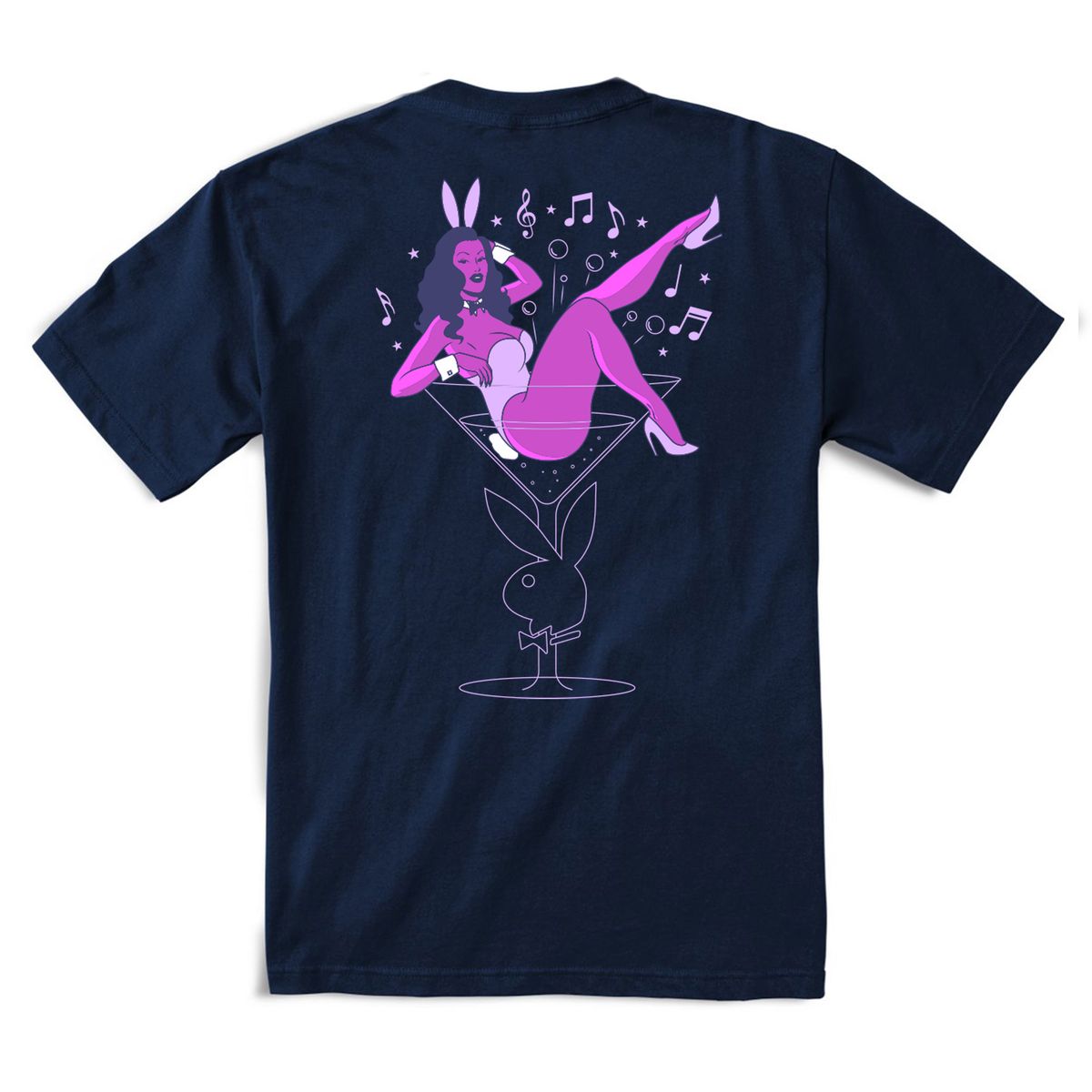 COLOR BARS Playboy Casino Graphic Tee