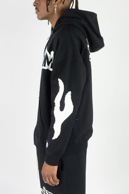 DVMT Combustion Oversized Zip Up Hoodie