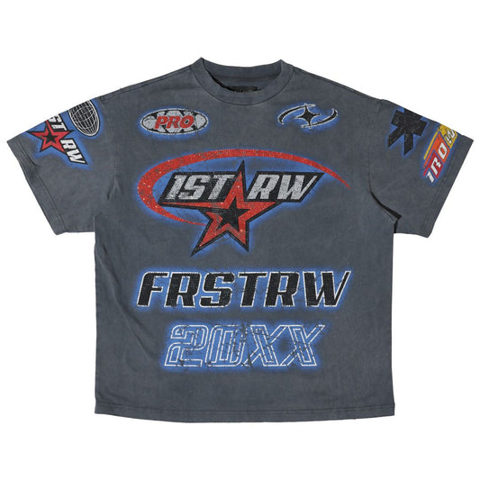 FIRST ROW Fast Life Racing Logo Tee