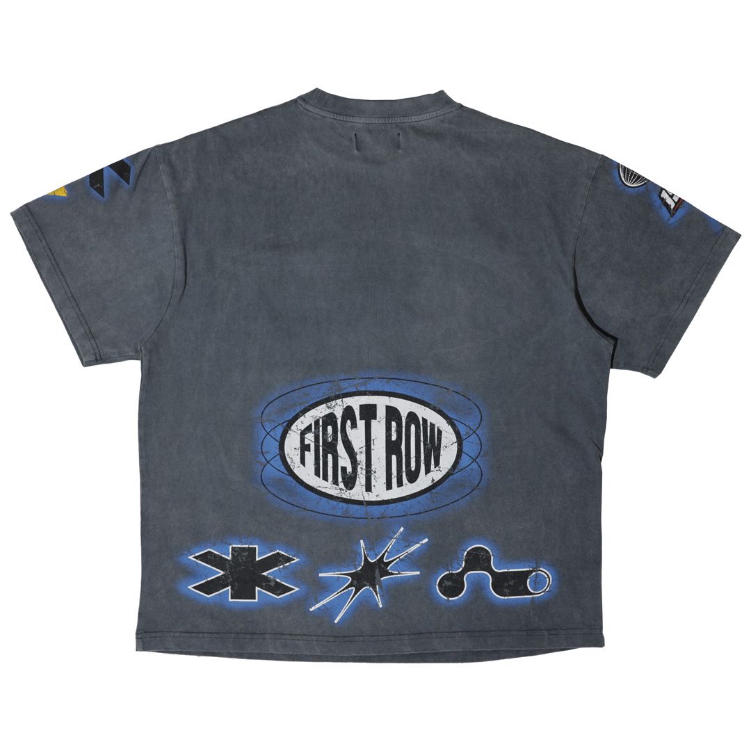 FIRST ROW Fast Life Racing Logo Tee