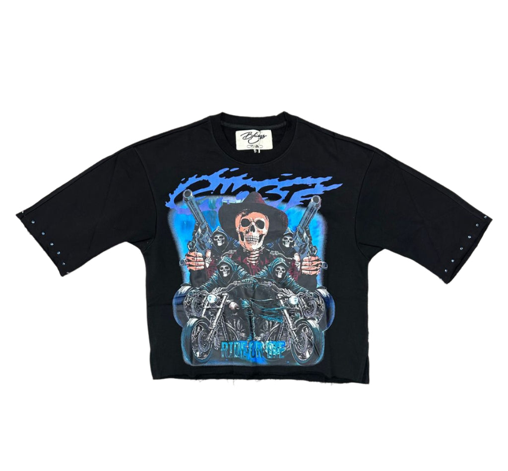 BKYS Ghost F-Terry Cropped Tee