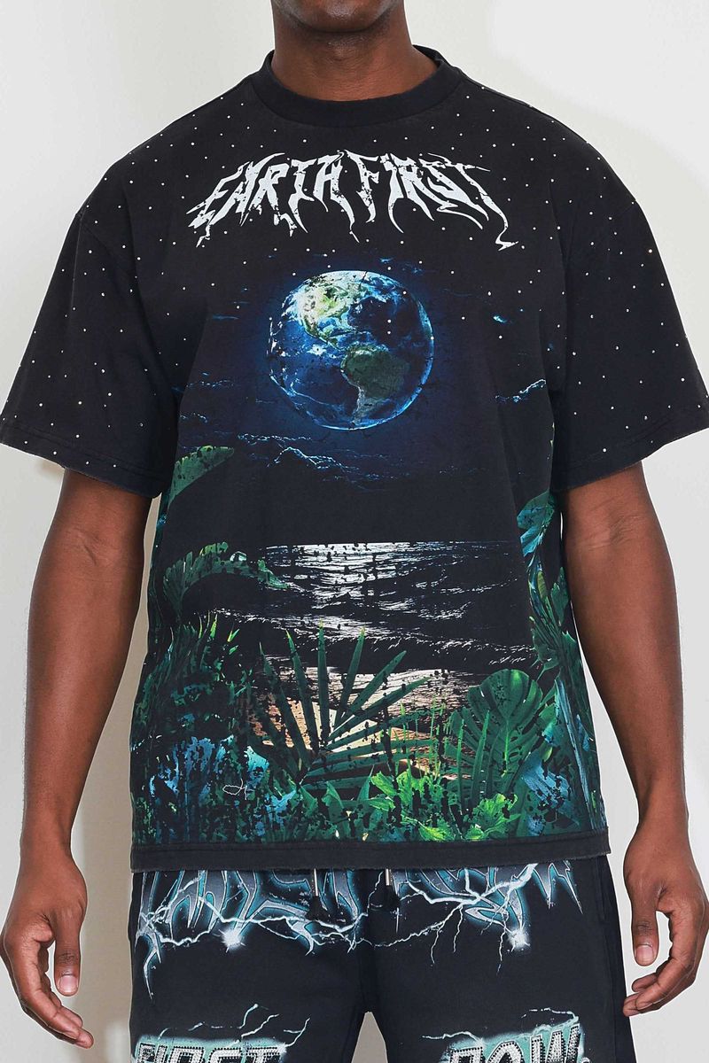 FIRST ROW Earth First Midnight Tee