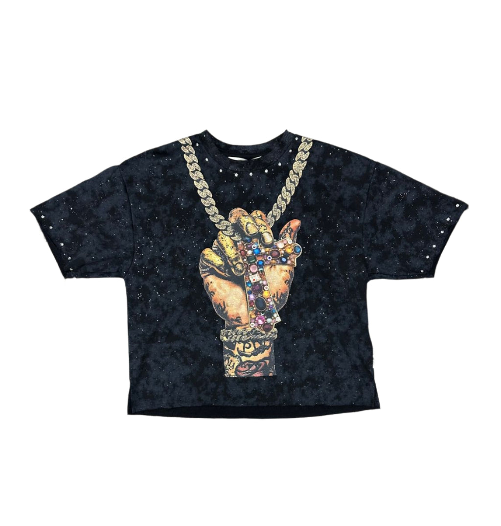 BKYS Faith F-Terry Cropped Tee