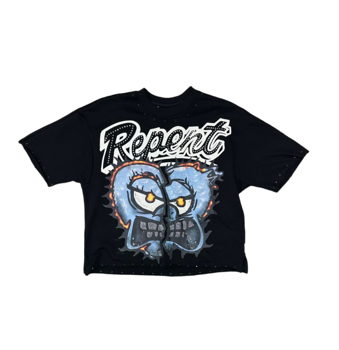 BKYS Repent F-Terry Cropped Tee