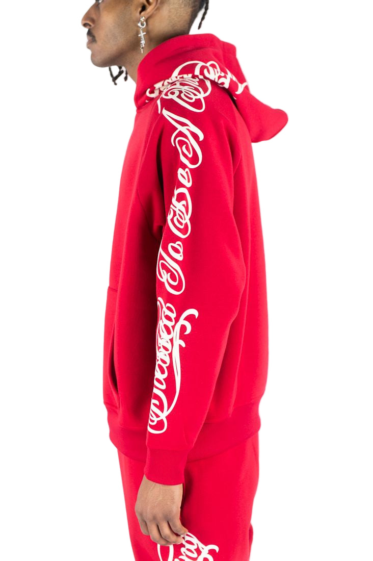 REBEL MINDS Script Blessed Fleece Hoodie