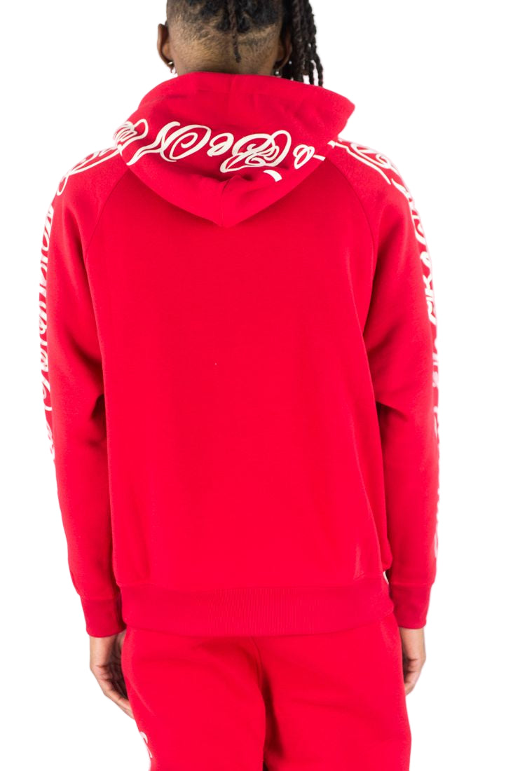 REBEL MINDS Script Blessed Fleece Hoodie