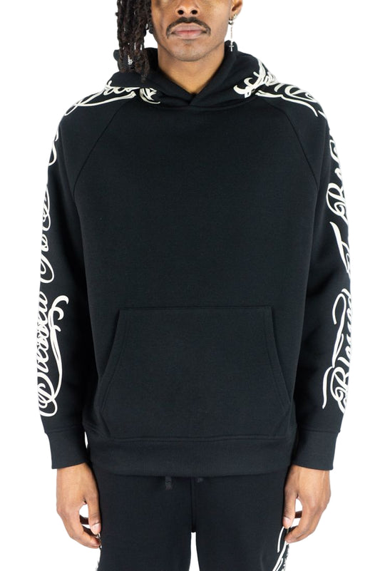 REBEL MINDS Script Blessed Fleece Hoodie