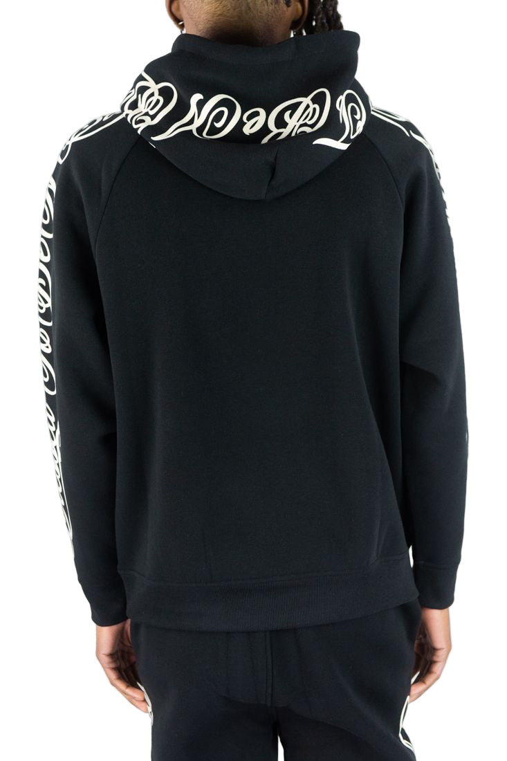 REBEL MINDS Script Blessed Fleece Hoodie