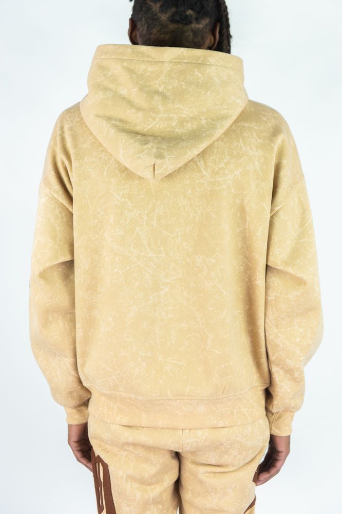 REBEL MINDS Chenille Rebel Fleece Hoodie