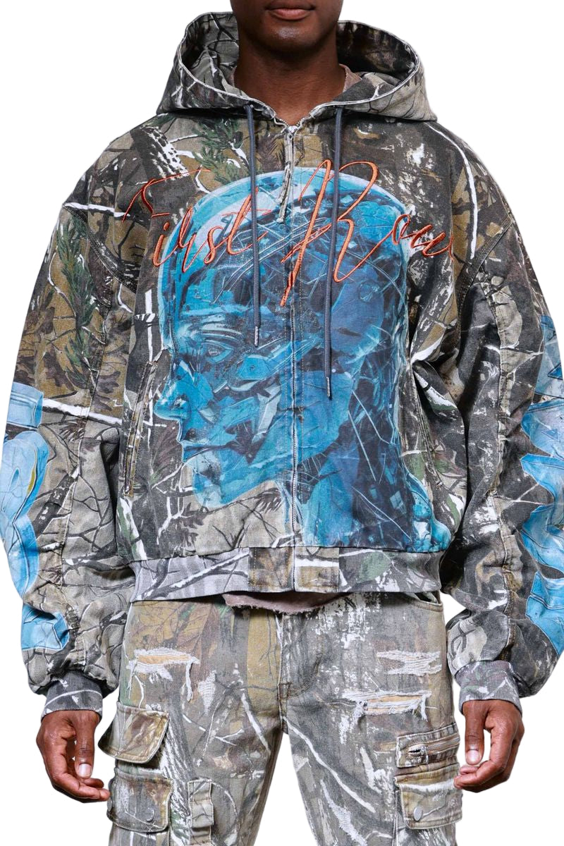 FIRST ROW Post Human New Born Hood Jacket