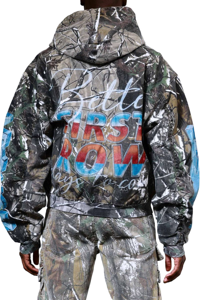 FIRST ROW Post Human New Born Hood Jacket