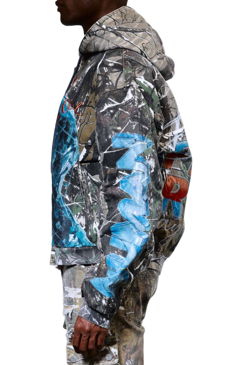 FIRST ROW Post Human New Born Hood Jacket