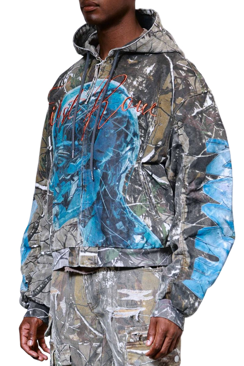 FIRST ROW Post Human New Born Hood Jacket