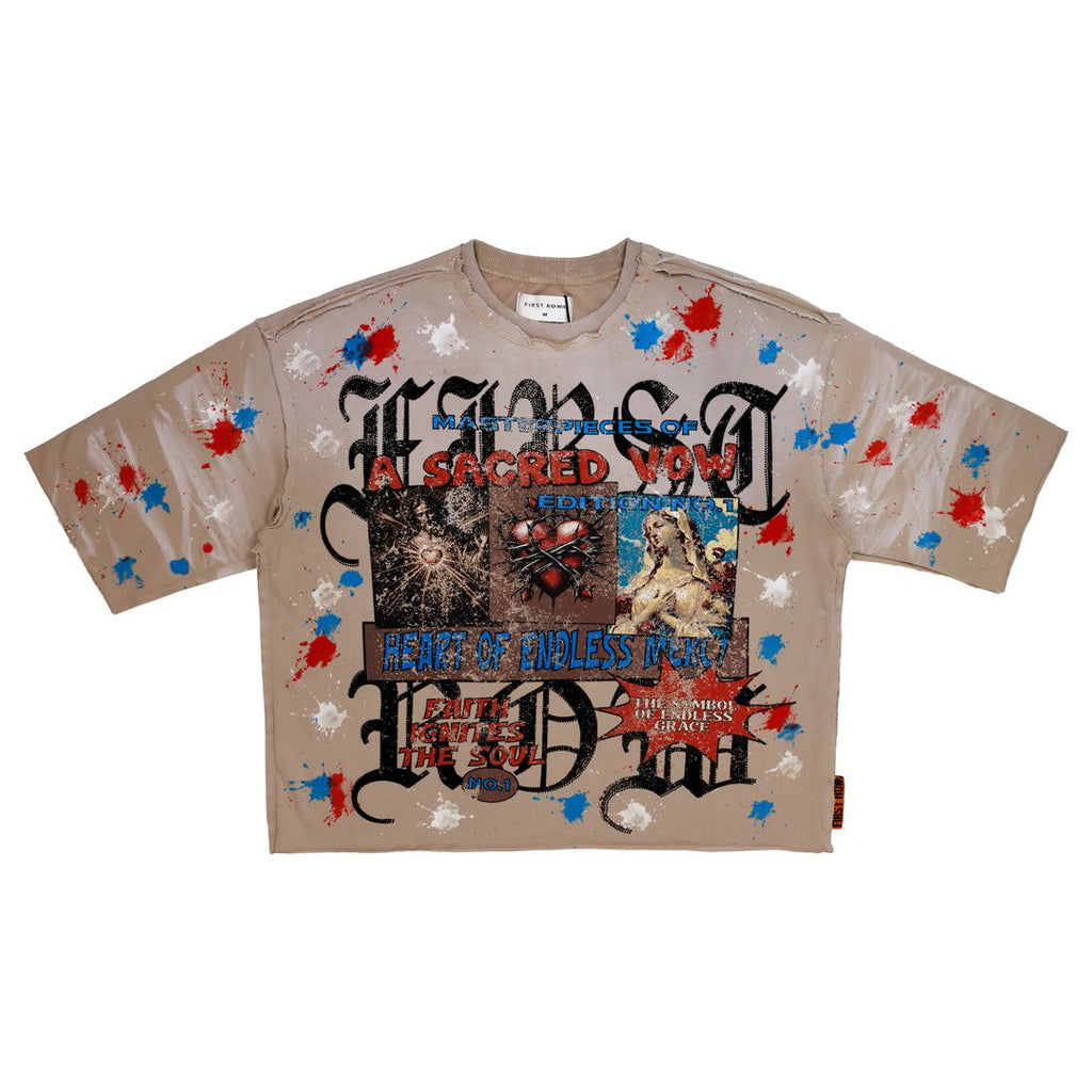 FIRST ROW A Sacred Vow Endless Mercy Crop Tee