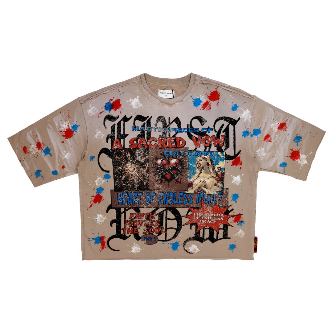 FIRST ROW A Sacred Vow Endless Mercy Crop Tee