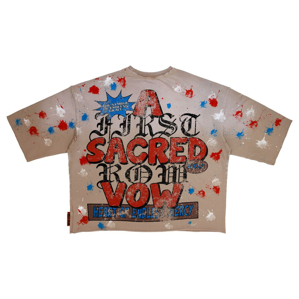 FIRST ROW A Sacred Vow Endless Mercy Crop Tee