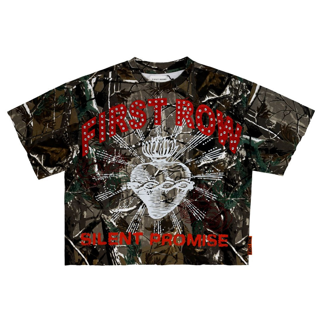 FIRST ROW A Sacred Vow Traces Of Thurible Crop Tee