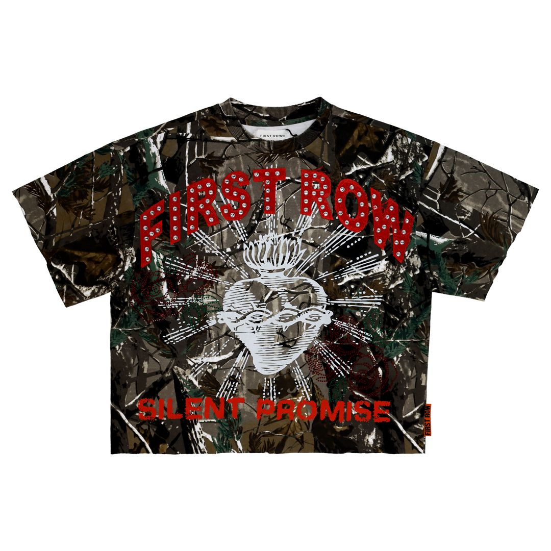 FIRST ROW A Sacred Vow Traces Of Thurible Crop Tee