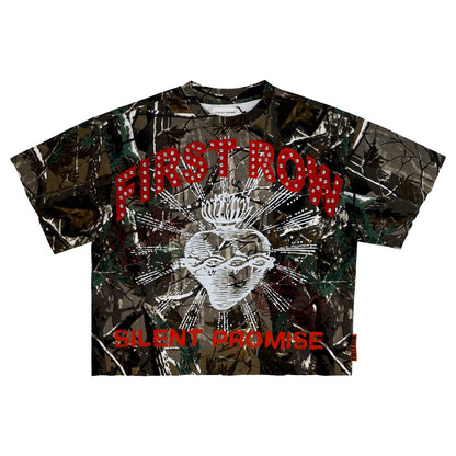 FIRST ROW A Sacred Vow Traces Of Thurible Crop Tee