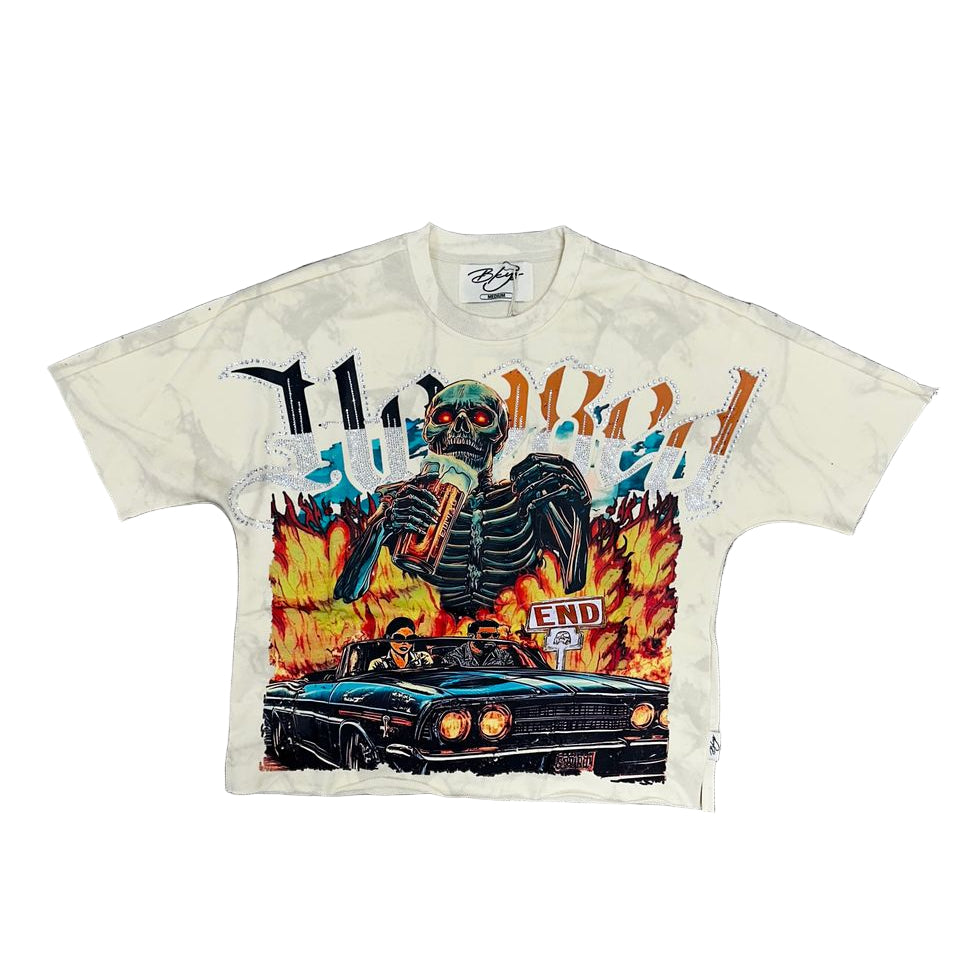 BKYS Hooked F-Terry Cropped T-shirt
