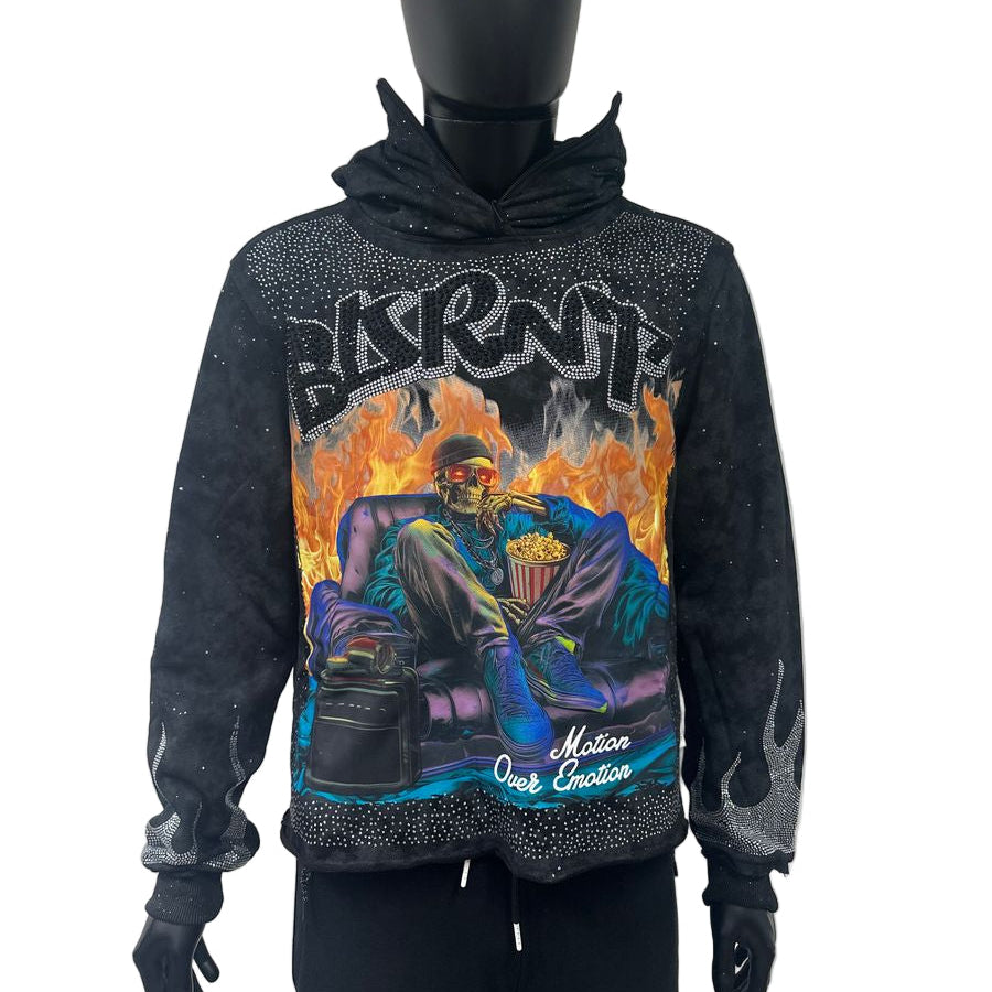 BKYS Burnt F-Terry Cropped Hoodie