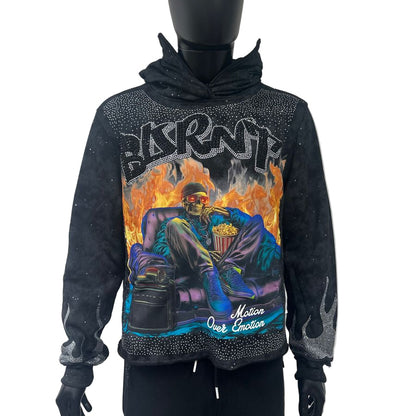 BKYS Burnt F-Terry Cropped Hoodie