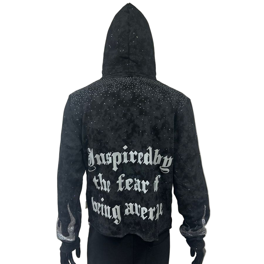 BKYS Burnt F-Terry Cropped Hoodie