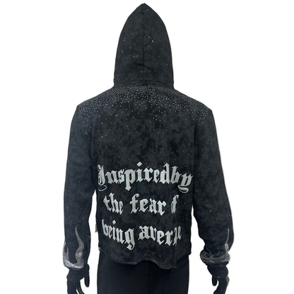 BKYS Burnt F-Terry Cropped Hoodie