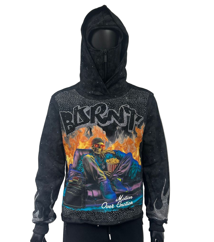 BKYS Burnt F-Terry Cropped Hoodie