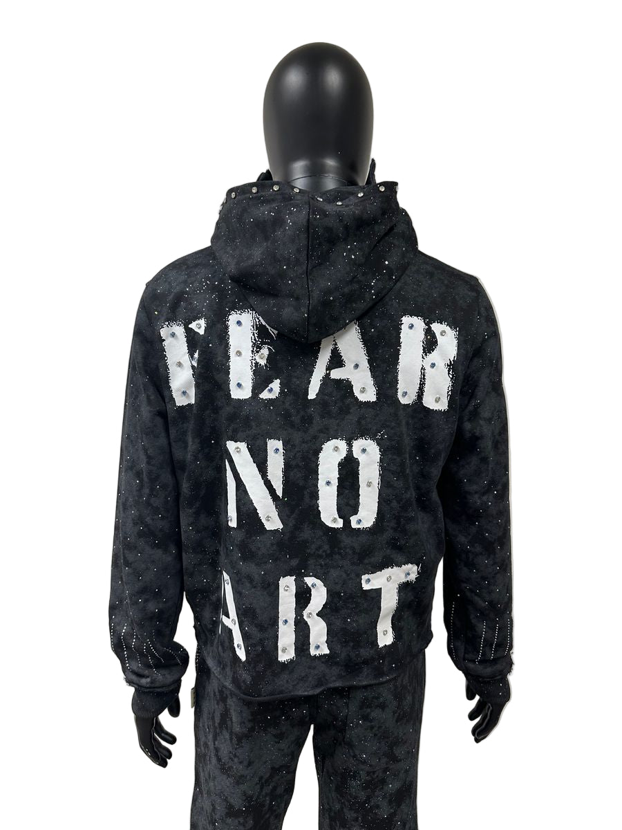 BKYS Fear No Art F-Terry Cropped Hoodie