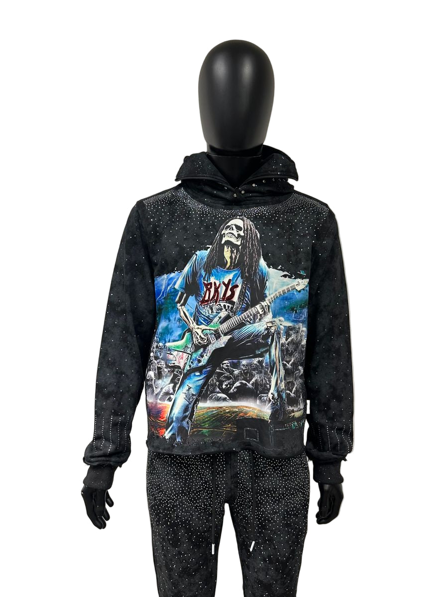 BKYS Fear No Art F-Terry Cropped Hoodie – K MOMO