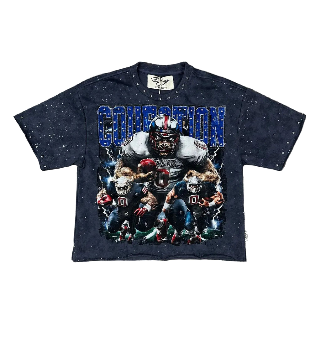 BKYS Collection F-terry Cropped Tee