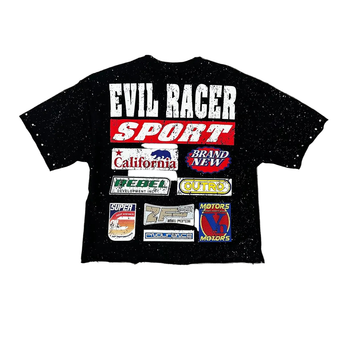 BKYS Evil Racer F-terry Cropped Tee