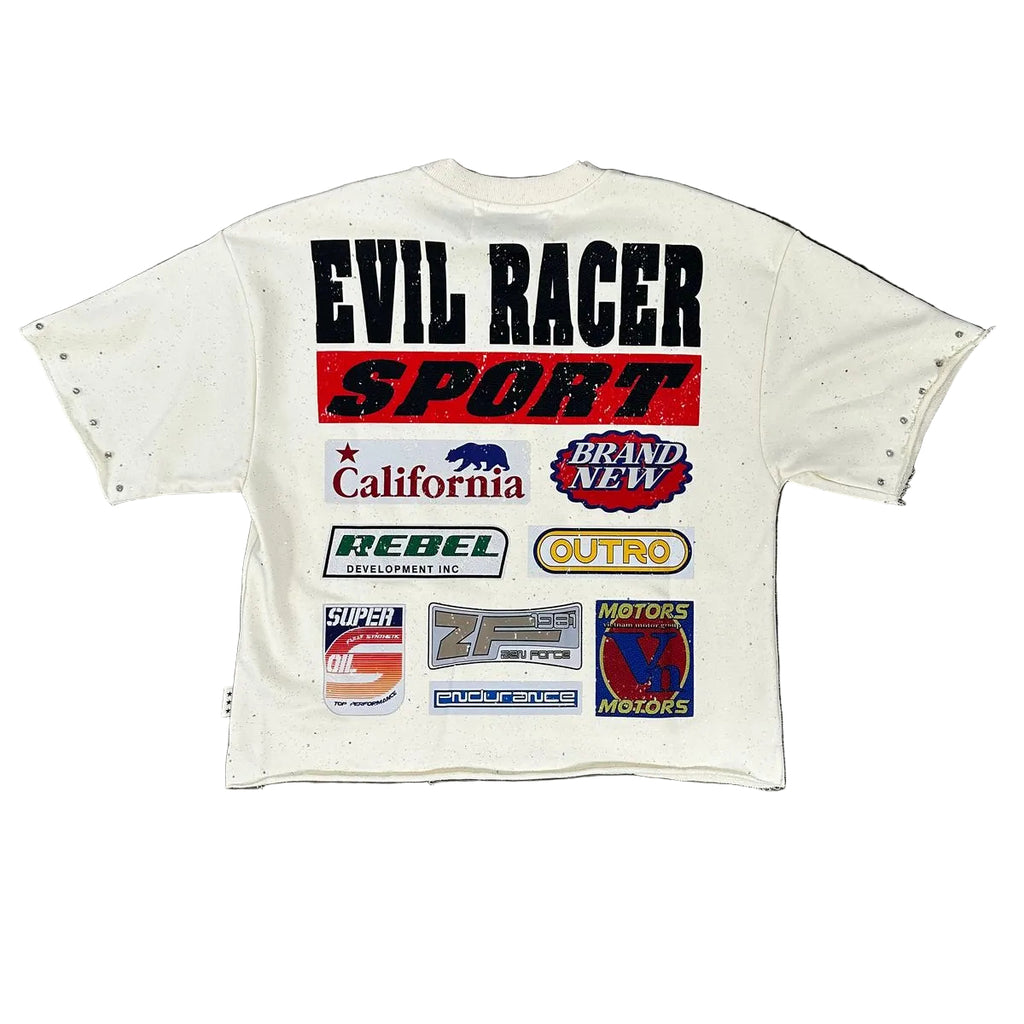 BKYS Evil Racer F-terry Cropped Tee