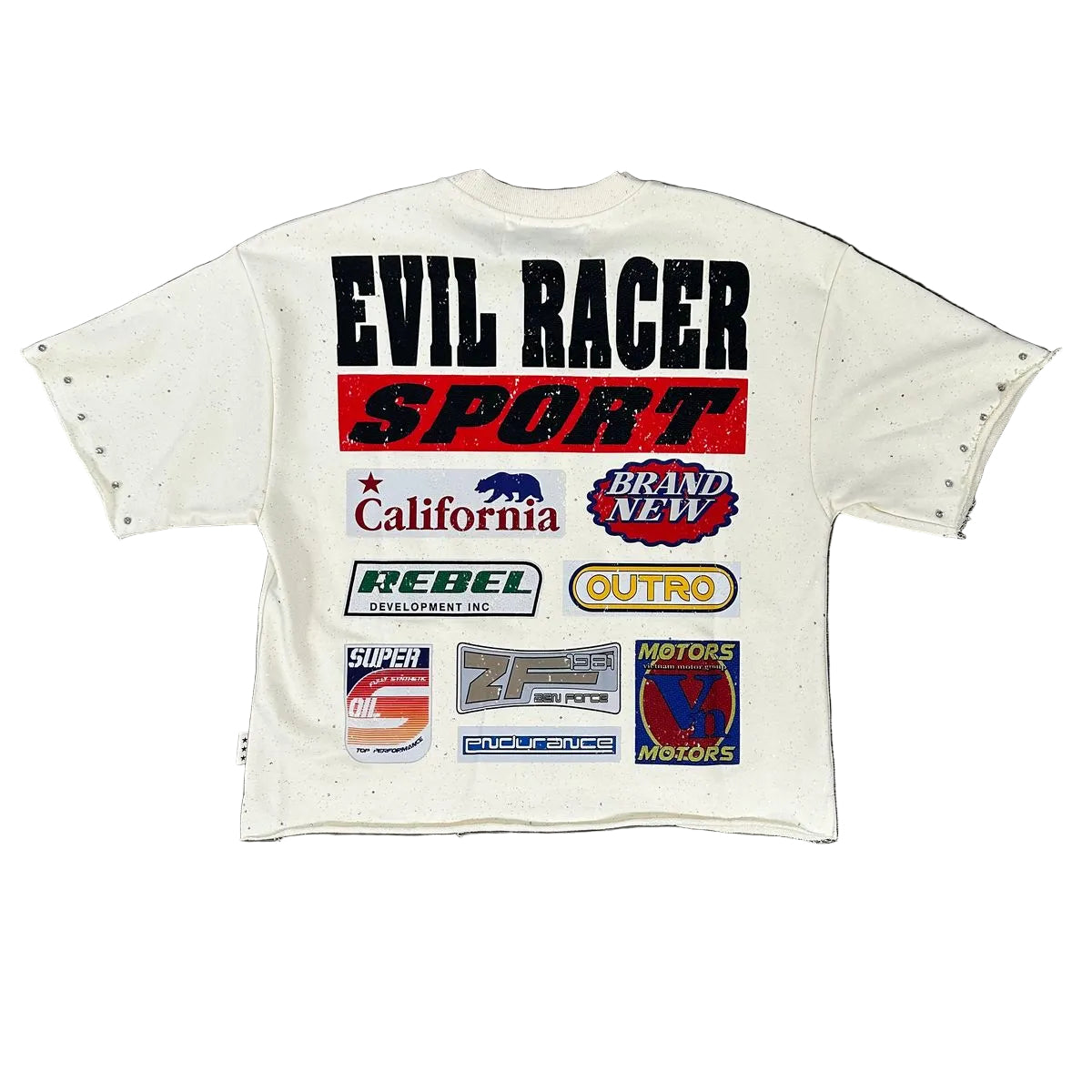 BKYS Evil Racer F-terry Cropped Tee