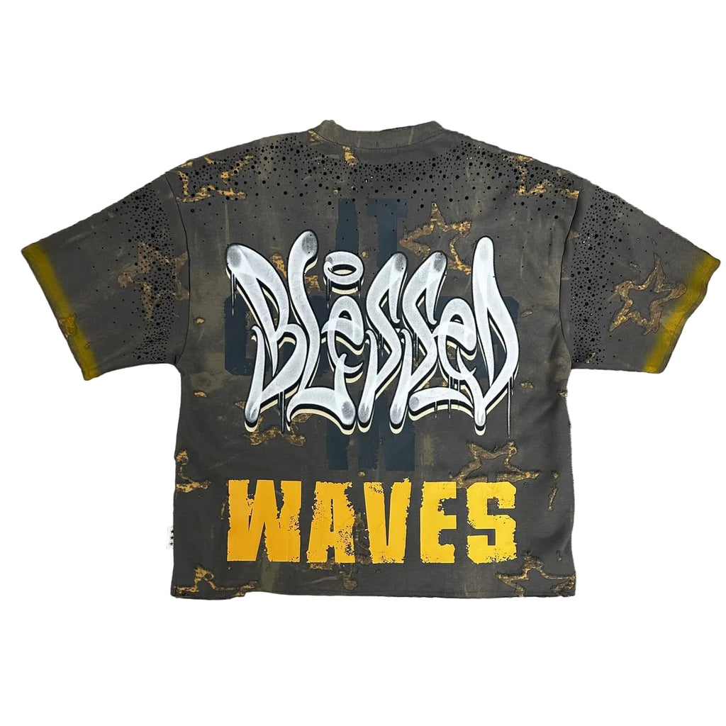 BKYS Blessed Double Side Cropped T-Shirt