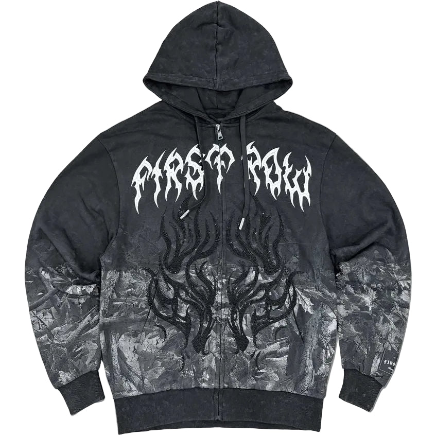 FIRST ROW SHADOW WORSHIP FLAME RITUAL FULLZIP HOODIE