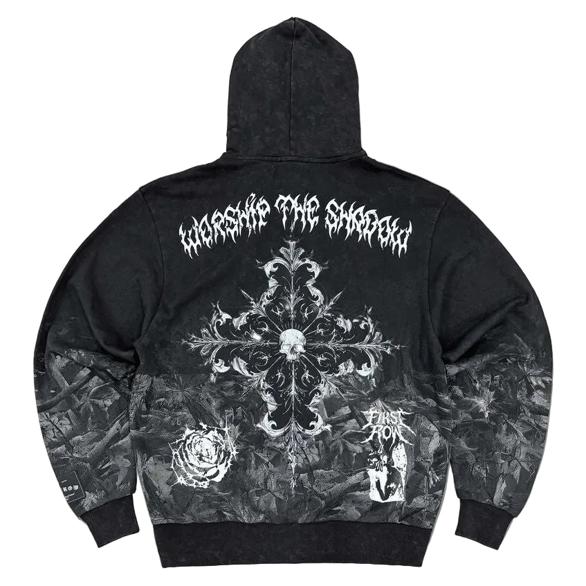 FIRST ROW SHADOW WORSHIP FLAME RITUAL FULLZIP HOODIE
