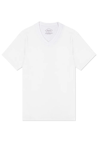 Heavyweight V-Neck Plain Athletic Fit T-Shirt