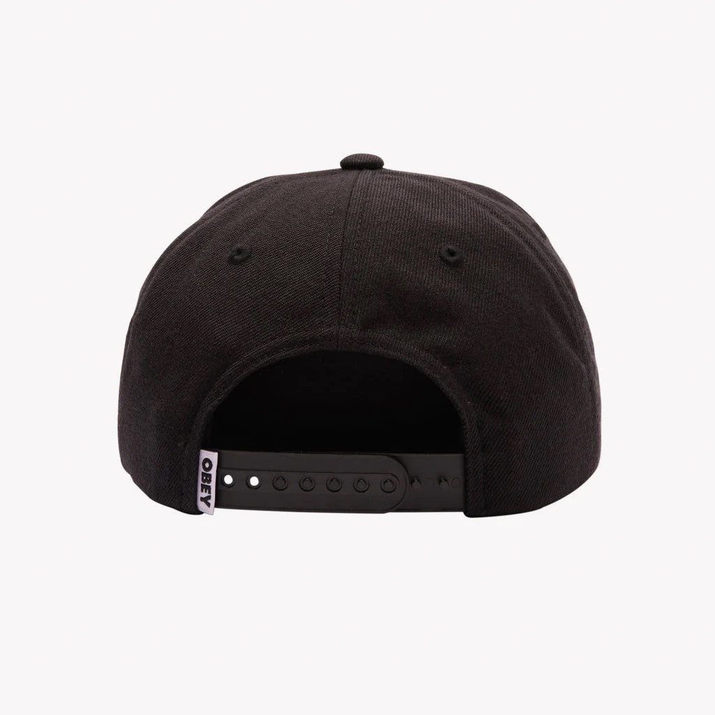 OBEY Lowercase 6 Panel - Black