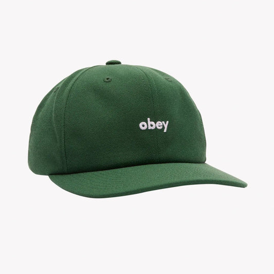 OBEY Lowercase 6 Panel - Green