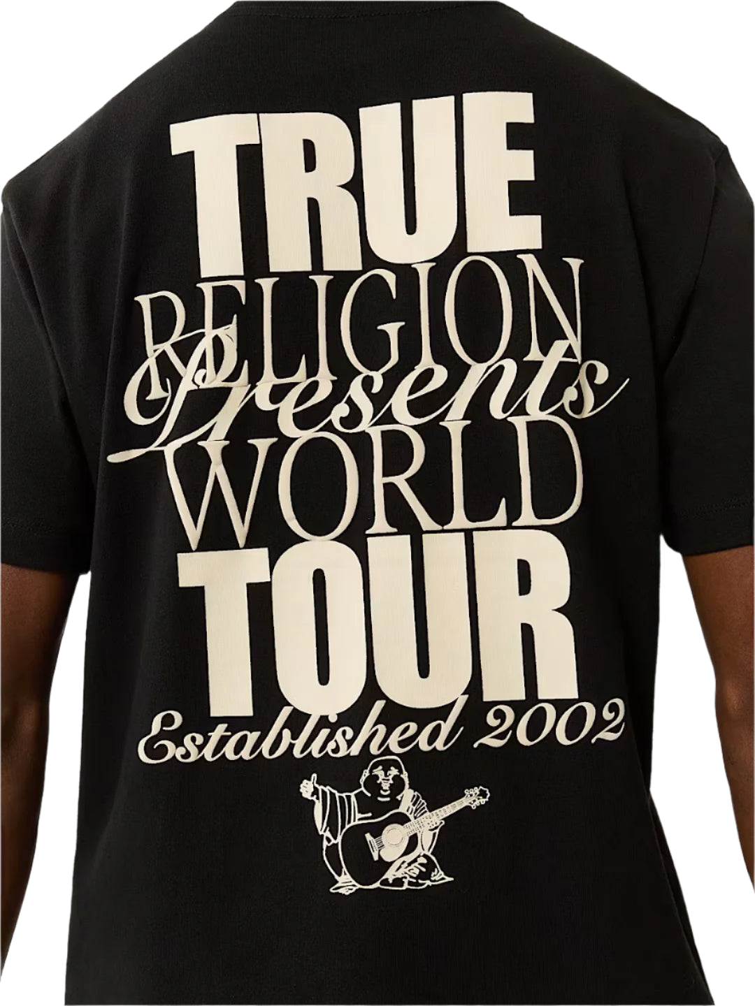 TRUE RELIGION Mixed Font World Tour Tee