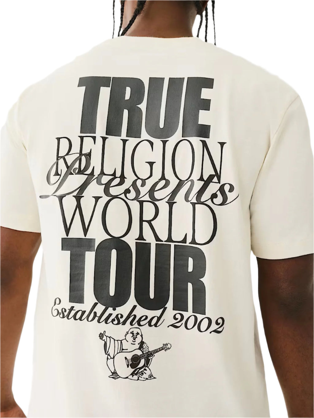 TRUE RELIGION Mixed Font World Tour Tee